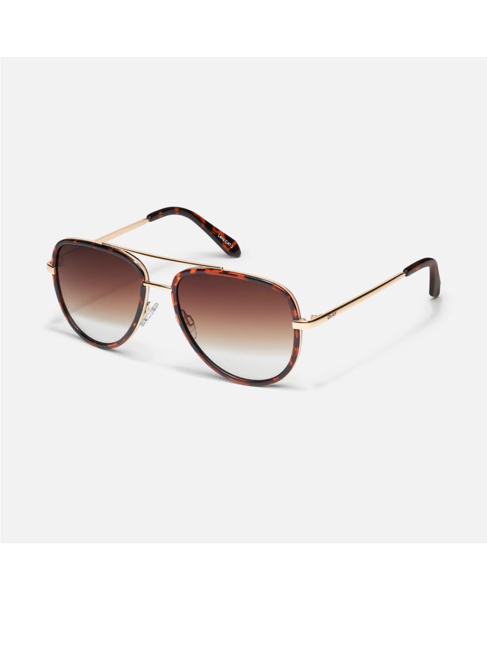 Quay Australia Brown Gradient Aviator Sunglasses - Picture 2 of 6